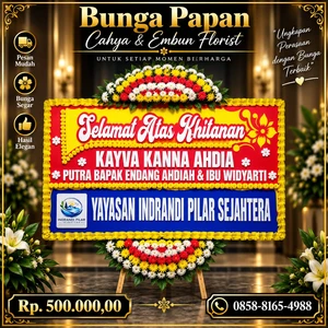 Toko Karangan Bunga Bogor Timur - Bunga Papan Khitanan